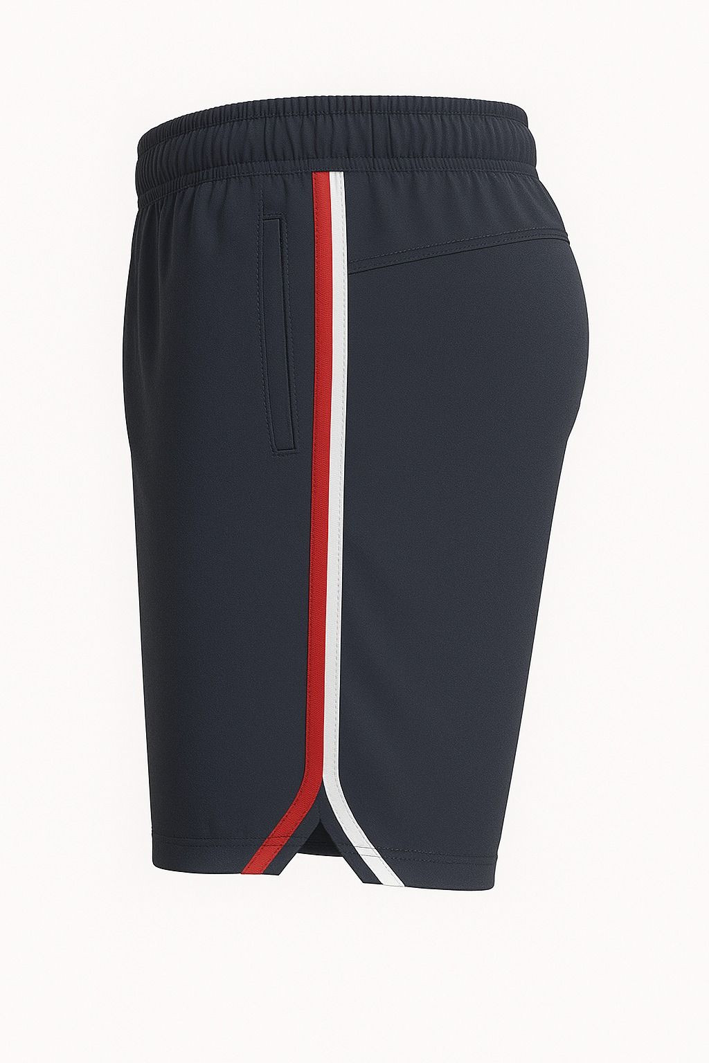 Men’s Athletic Shorts with Side Stripe – Quick-Dry Sportswear